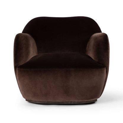 Four Hands - Westgate - Julius Swivel Chair-Surrey Cocoa - 239124-002 veiw 7