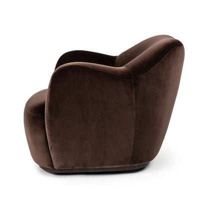 Four Hands - Westgate - Julius Swivel Chair-Surrey Cocoa - 239124-002 veiw 8