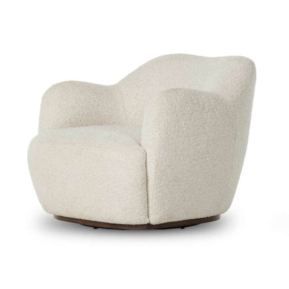 Four Hands - Westgate - Julius Swivel Chair-Sheldon Ivory - 239124-001 veiw 1
