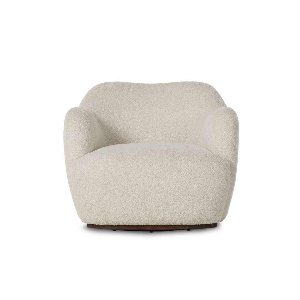 Four Hands - Westgate - Julius Swivel Chair-Sheldon Ivory - 239124-001 veiw 7