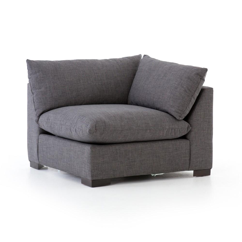 Four Hands - Westwood Corner Piece-Bennett Charcoal - UATR-038-008 veiw 1
