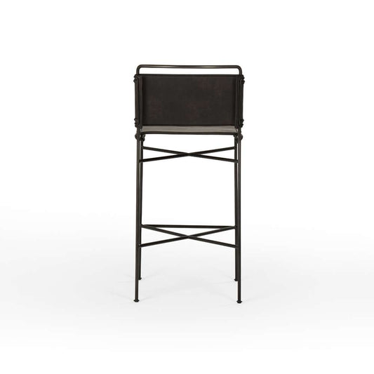 Four Hands - Wharton Stool - Distressed Black - Bar - 105861-024 veiw 2