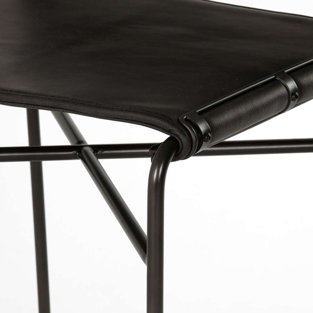 Four Hands - Wharton Stool - Distressed Black - Bar - 105861-024 veiw 4