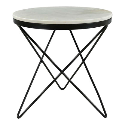 Henry & Mason - Haily Side Table Black Base - HAI-840-BLA-SD veiw 1