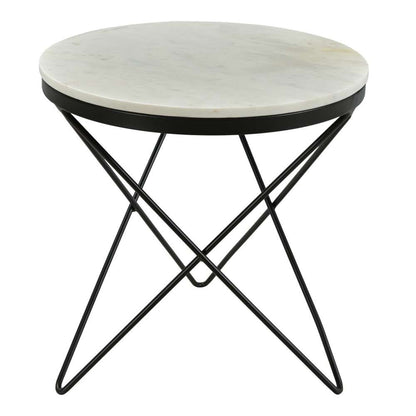 Henry & Mason - Haily Side Table Black Base - HAI-840-BLA-SD veiw 2