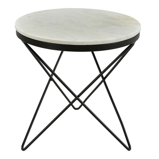 Henry & Mason - Haily Side Table Black Base - HAI-840-BLA-SD veiw 2