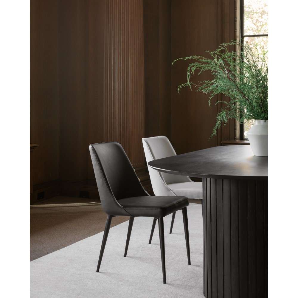Henry & Mason - Mathew Dining Chair in Black (Set of 2) - MAT-840-BLA-DC veiw 6