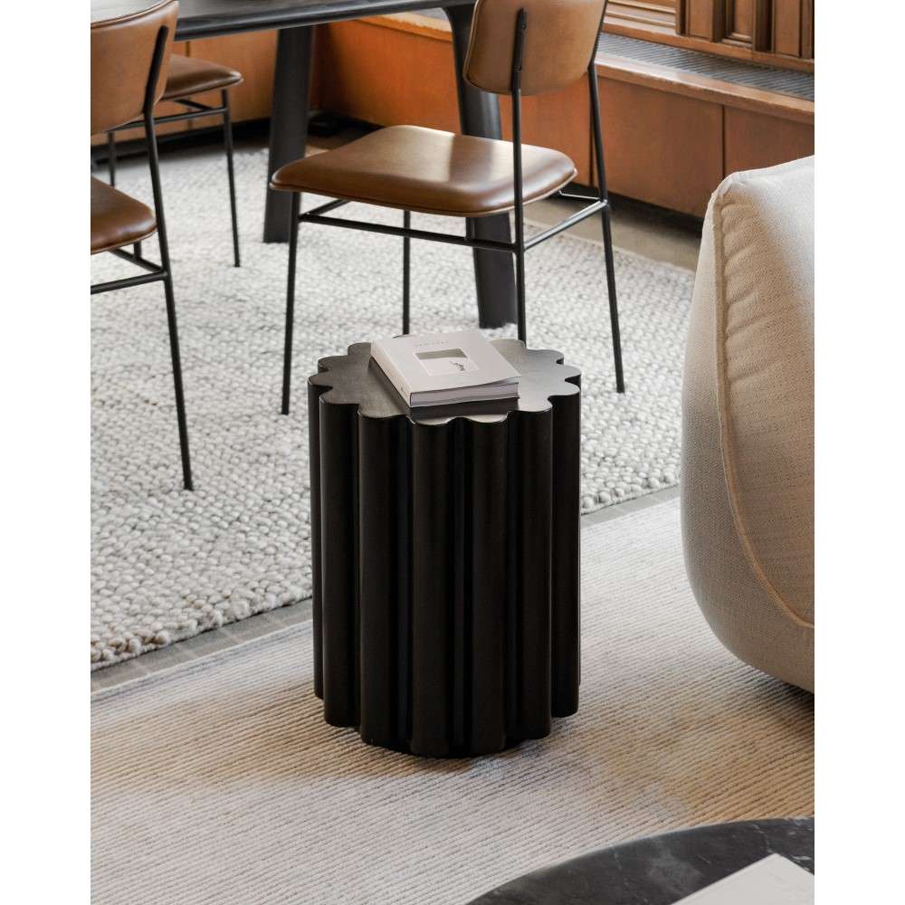 Henry & Mason - Tifanny Outdoor Stool in Black - TIF-840-BLA-STL veiw 4