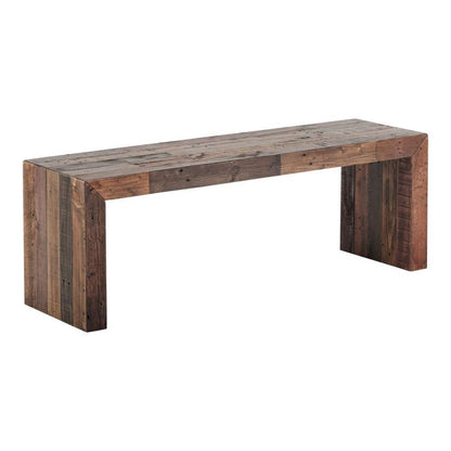 Henry & Mason - Vintage Bench Small in Light Brown - VIN-849-BRO-BEN-02 veiw 2