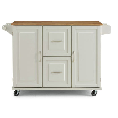 Homestyles Furniture - Dolly Madison White Kitchen Cart - 4516-95 veiw 5