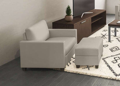 Homestyles Furniture - Dylan Chair and Ottoman in Tan - 2001-18-FB80 veiw 4