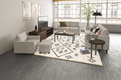 Homestyles Furniture - Dylan Chair and Ottoman in Tan - 2001-18-FB80 veiw 5