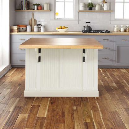 Homestyles - Nantucket Off-White Kitchen Island - 5022-94N veiw 2