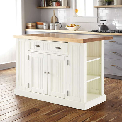 Homestyles - Nantucket Off-White Kitchen Island - 5022-94N veiw 4