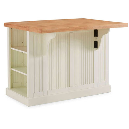 Homestyles - Nantucket Off-White Kitchen Island - 5022-94N veiw 6