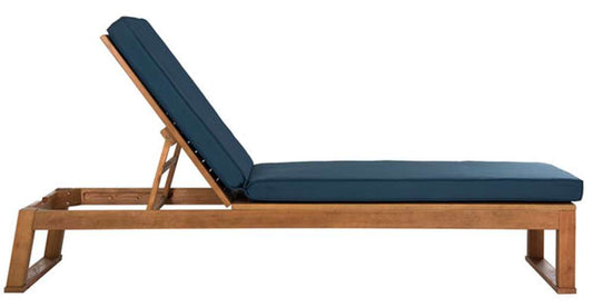Safavieh - Solano Sunlounger - Natural - Navy - PAT7024C veiw 1