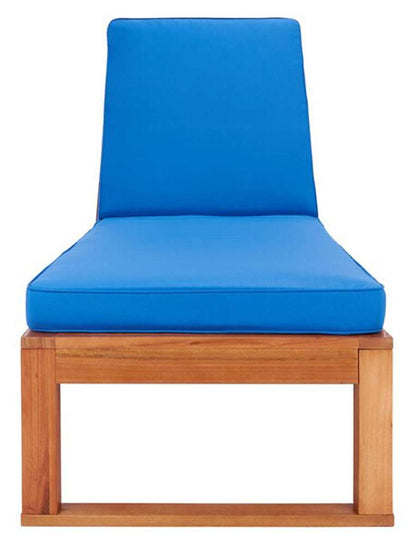 Safavieh - Solano Sunlounger - Natural - Royal Blue - PAT7024K veiw 1
