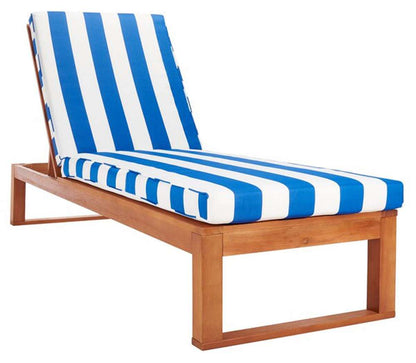 Safavieh - Solano Sunlounger - Natural - Royal Blue Striped - PAT7024J veiw 3