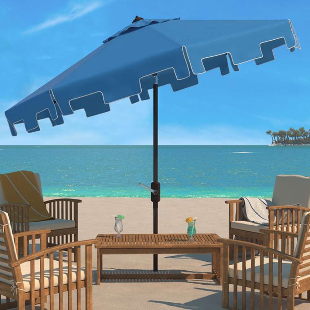 Safavieh - Zimmerman 9 Ft Market Umbrella - Pacific - PAT8000P veiw 2