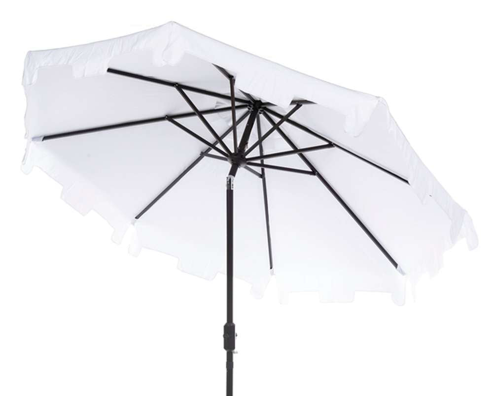 Safavieh - Zimmerman 9 Ft Market Umbrella - White - PAT8000K veiw 3