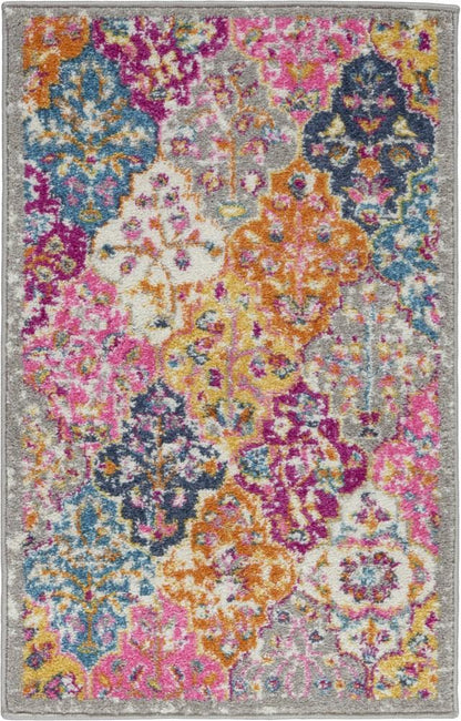 Nourison - Passion Bohemian 110in x 210in Multi Colored Area Rug - PSN21-99446717337 veiw 1