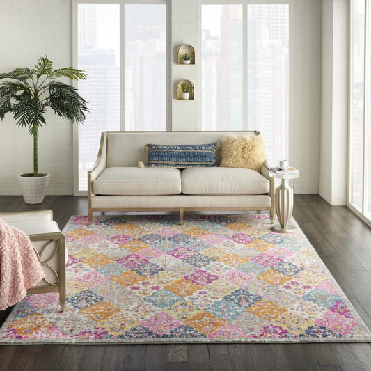 Nourison - Passion Bohemian 67in x 96in Multi Colored Area Rug - PSN21-99446717405 veiw 2