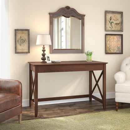 Bush Furniture - Key West 48W Writing Desk in Bing Cherry - KWD148BC-03 veiw 2