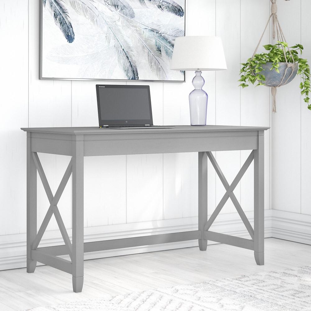 Bush Furniture - Key West 48W Writing Desk in Cape Cod Gray - KWD148CG-03 veiw 2
