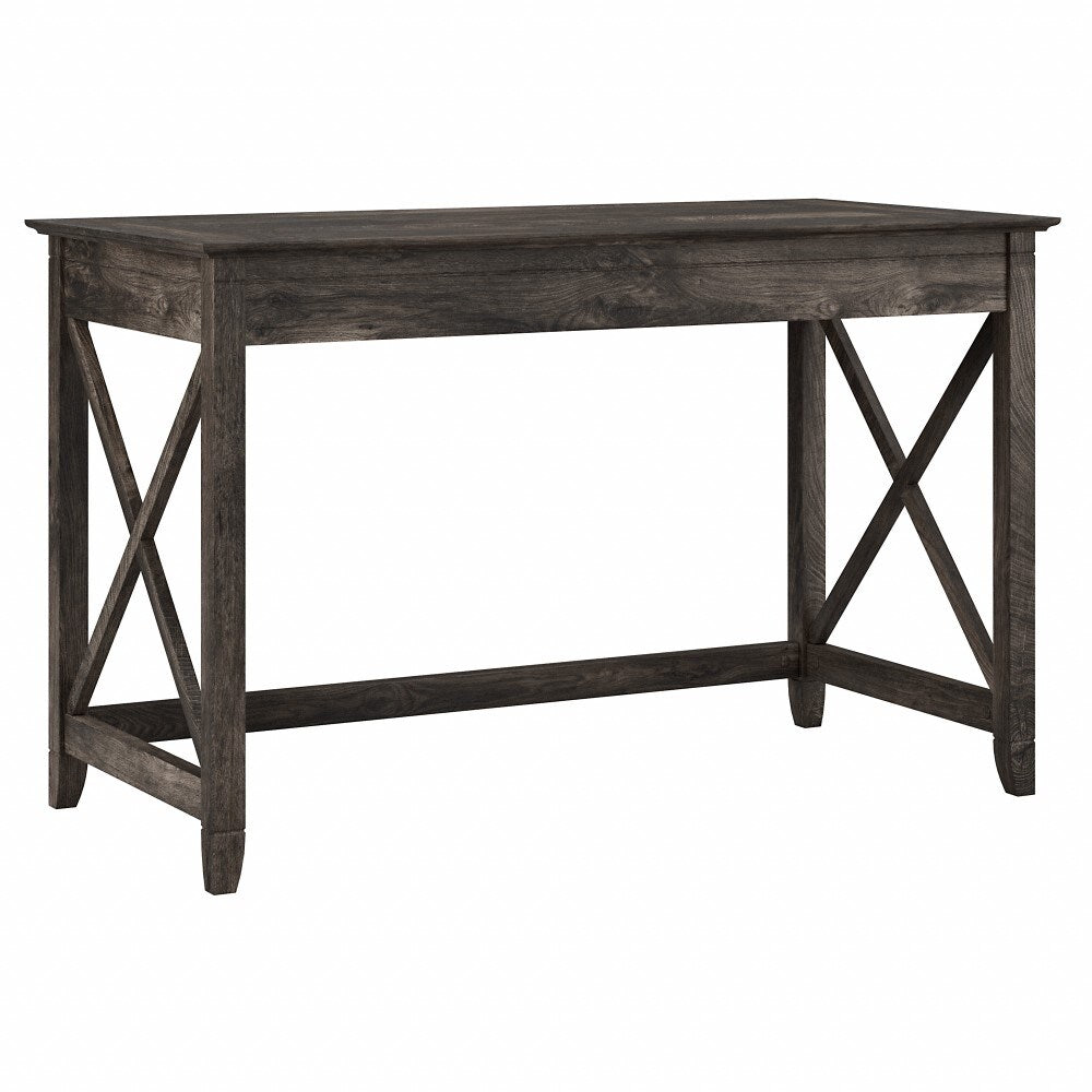 Bush Furniture - Key West 48W Writing Desk in Dark Gray Hickory - KWD148GH-03 veiw 1