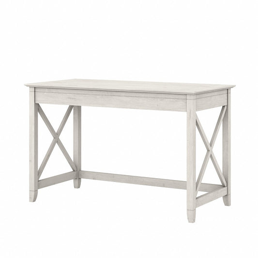 Bush Furniture - Key West 48W Writing Desk in Linen White Oak - KWD148LW-03 veiw 1