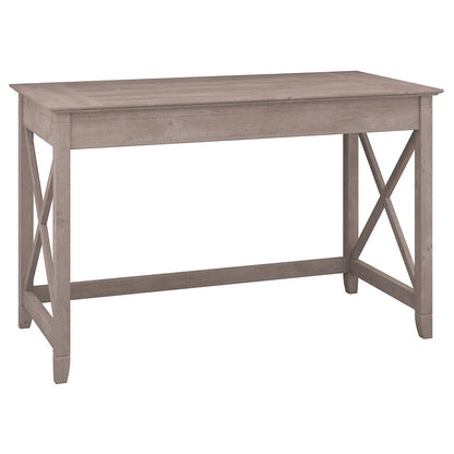 Bush Furniture - Key West 48W Writing Desk in Washed Gray - KWD148WG-03 veiw 1