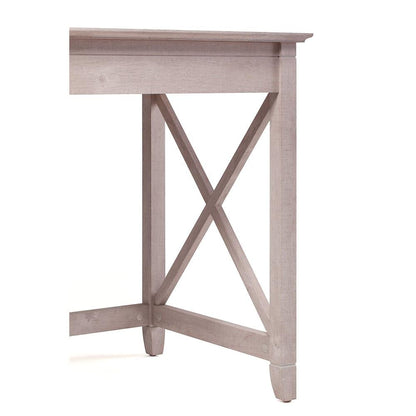 Bush Furniture - Key West 48W Writing Desk in Washed Gray - KWD148WG-03 veiw 3