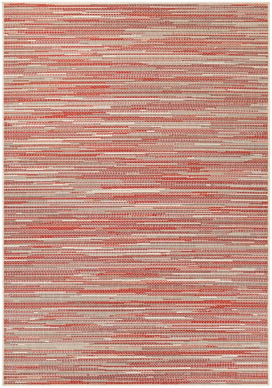 Couristan - Monaco Alassio/Sand-Maroon-Salmon Rug - 39 x 55 - 78471001039055T veiw 1