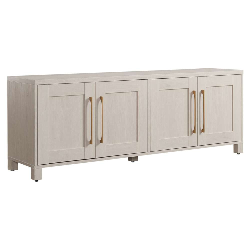 Hudson & Canal - Chabot Rectangular TV Stand for TVs up to 75in in Alder White - TV1689 veiw 1