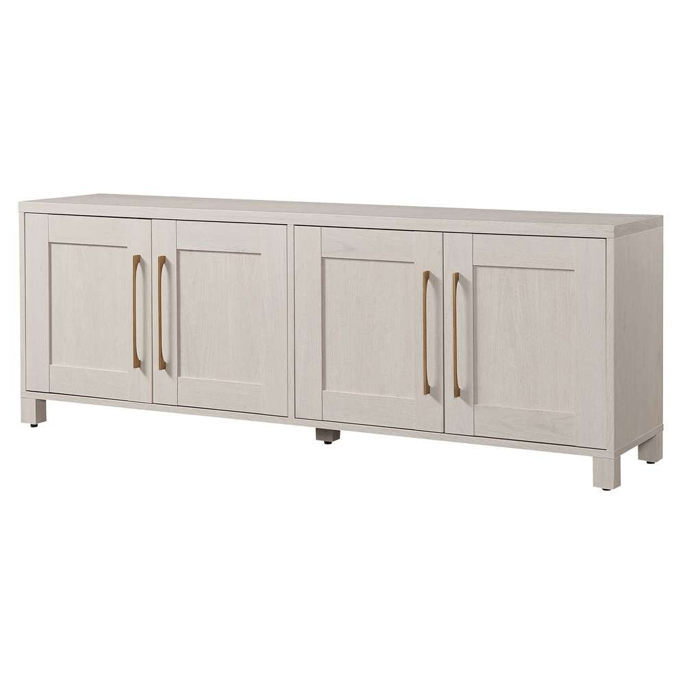 Hudson & Canal - Chabot Rectangular TV Stand for TVs up to 75in in Alder White - TV1689 veiw 4