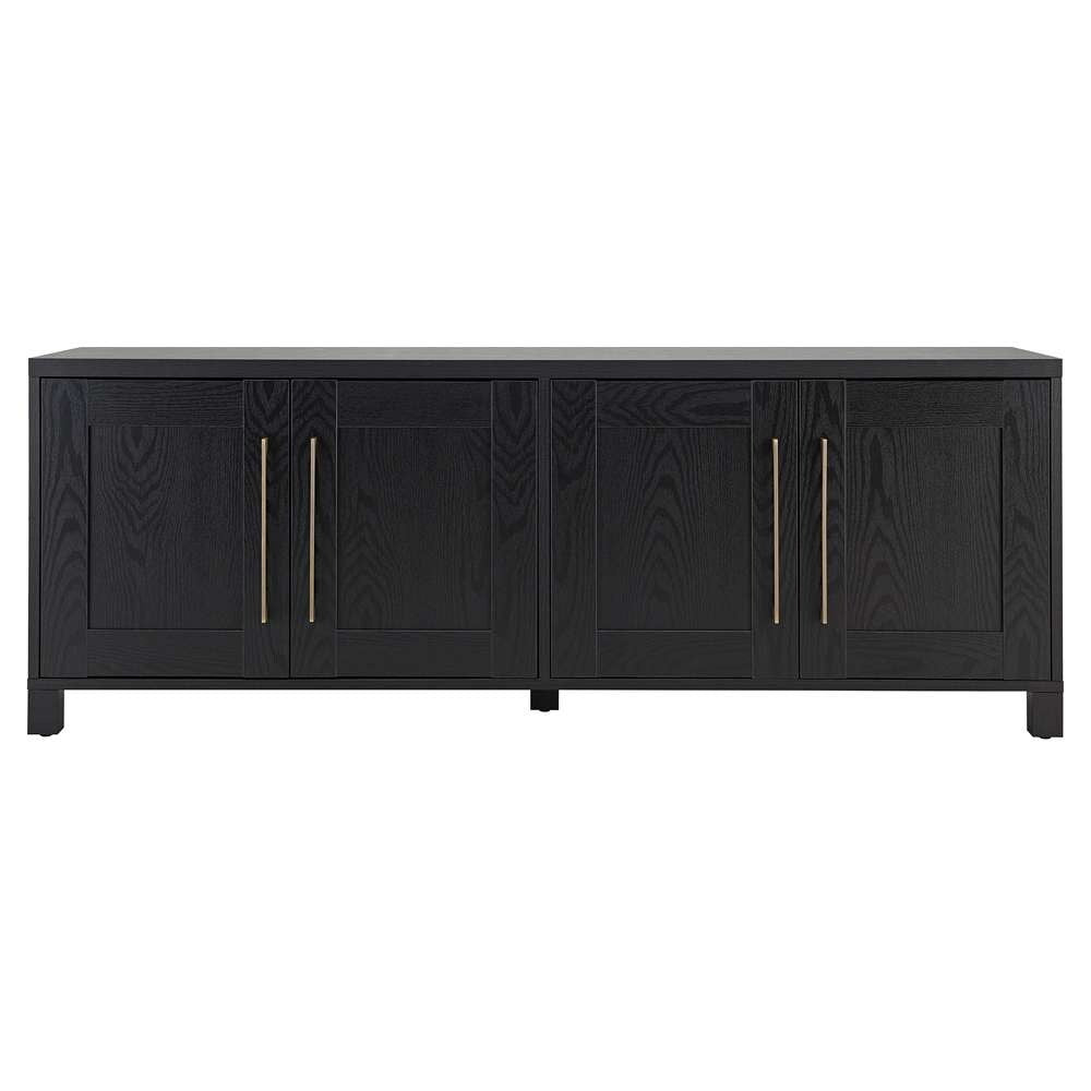 Hudson & Canal - Chabot Rectangular TV Stand for TVs up to 75in in Black Grain - TV1368 veiw 3