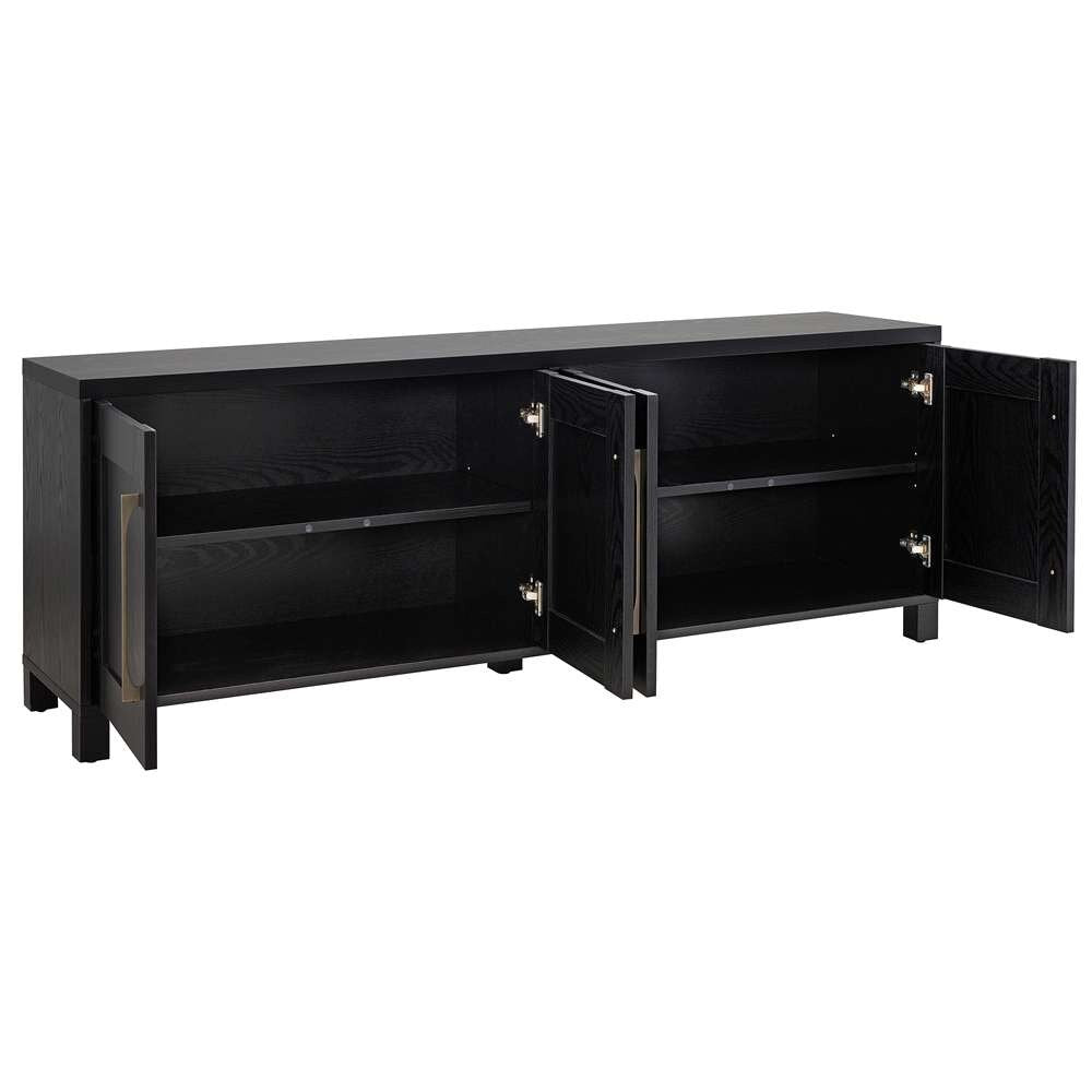 Hudson & Canal - Chabot Rectangular TV Stand for TVs up to 75in in Black Grain - TV1368 veiw 5