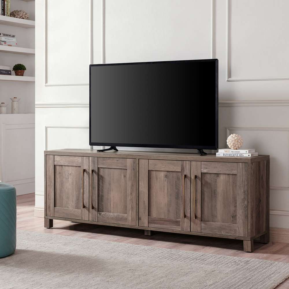 Hudson & Canal - Chabot Rectangular TV Stand for TVs up to 75in in Gray Oak - TV1135 veiw 2