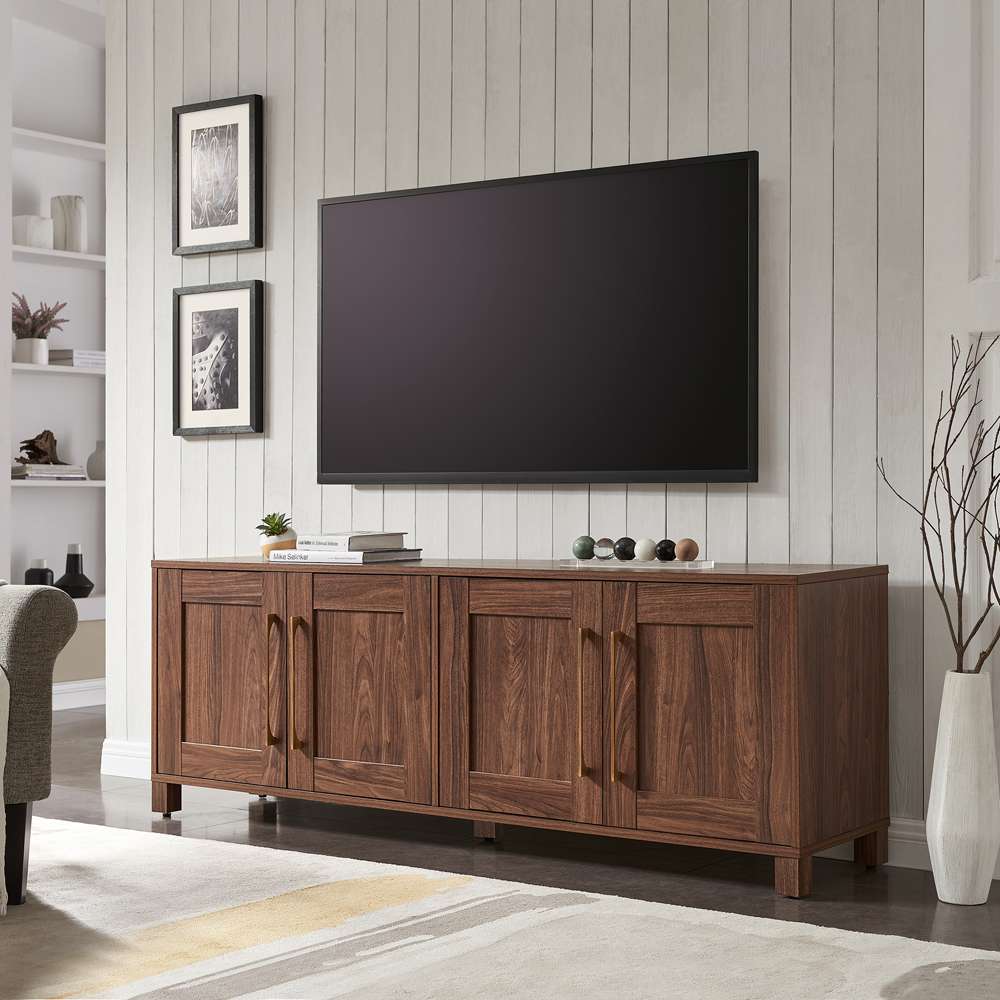 Hudson & Canal - Chabot Rectangular TV Stand for TVs up to 75in in Walnut - TV1633 veiw 2