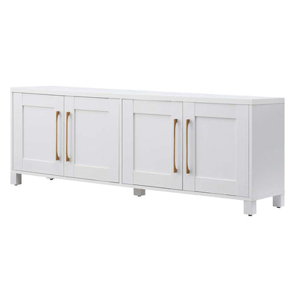 Hudson & Canal - Chabot Rectangular TV Stand for TVs up to 75in in White - TV1136 veiw 4