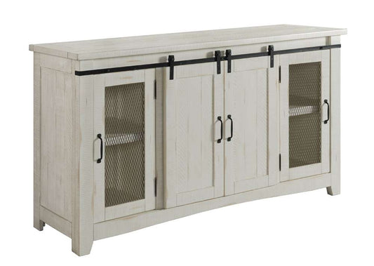 Martin Svensson Home -  Rustic Aspen TV Stand, Antique White - 90903 veiw 1