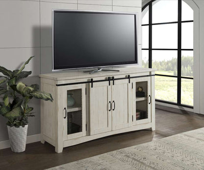 Martin Svensson Home -  Rustic Aspen TV Stand, Antique White - 90903 veiw 3