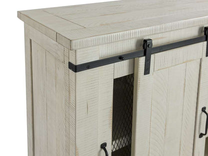 Martin Svensson Home -  Rustic Aspen TV Stand, Antique White - 90903 veiw 6