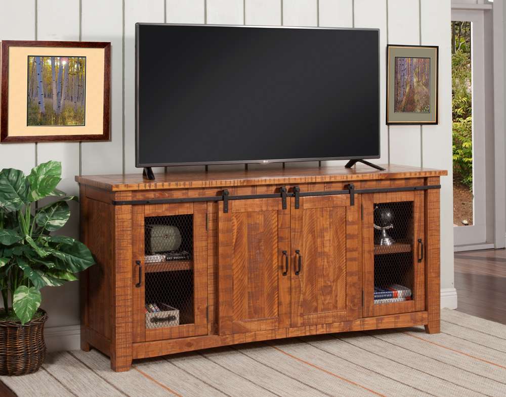 Martin Svensson Home -  Rustic Omaha TV Stand, Honey Tobacco - 90907 veiw 3