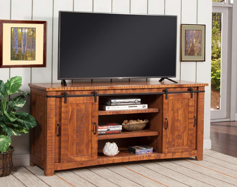 Martin Svensson Home -  Rustic Omaha TV Stand, Honey Tobacco - 90907 veiw 6