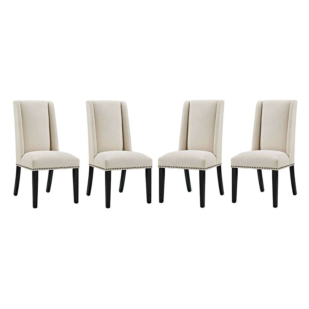 Modway - Baron Dining Chair Fabric (Set of 4) - EEI-3503-BEI veiw 1