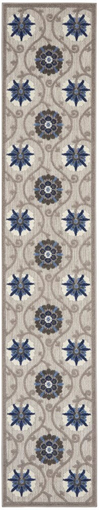 Nourison - Aloha 23in x 12 Bone Patio Area Rug - ALH19-99446807281 veiw 1