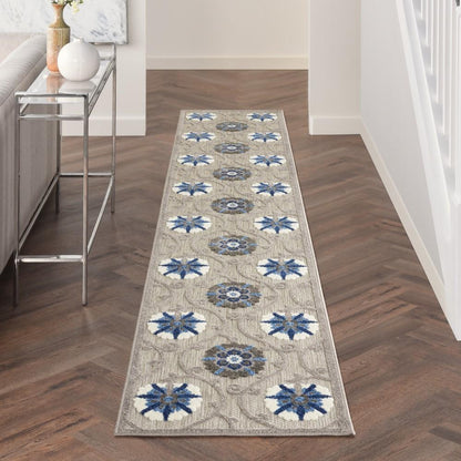 Nourison - Aloha 23in x 12 Bone Patio Area Rug - ALH19-99446807281 veiw 2