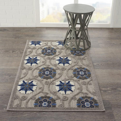 Nourison - Aloha 28in x 4 Bone Patio Area Rug - ALH19-99446739384 veiw 2