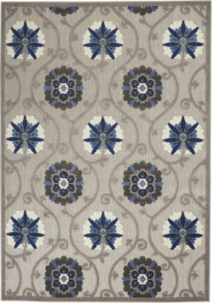 Nourison - Aloha 36in x 56in Bone Patio Area Rug - ALH19-99446739407 veiw 1